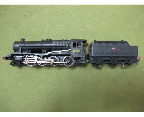 Hornby Dublo Three Rail No. 3224 2-8-0 8F - R/No. 48094, playworn/fair. Hard to find.
