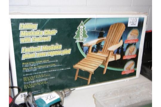 woods folding muskoka chair