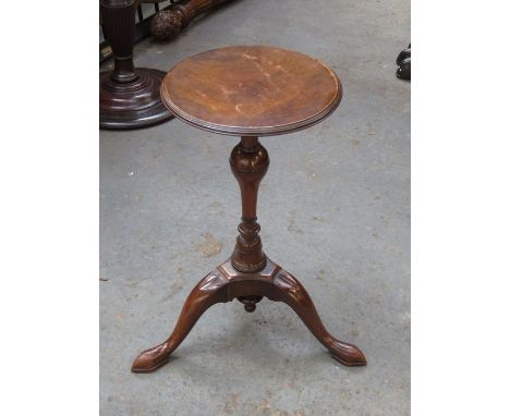 MAHOGANY CIRCULAR TRIPOD WINE TABLE 