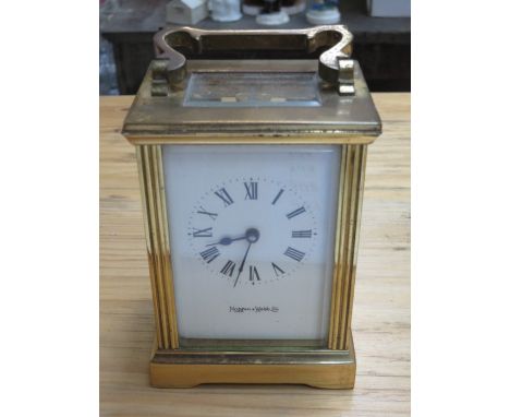 MAPPIN & WEBB BRASS CARRIAGE CLOCK 