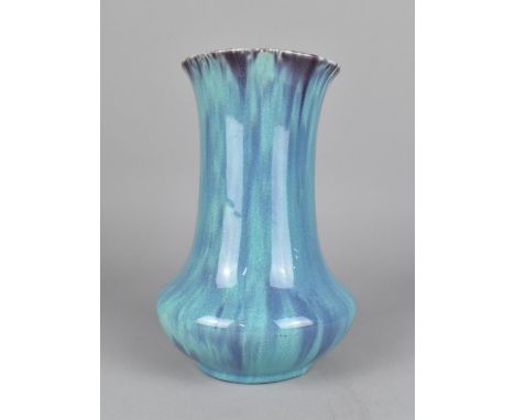 A Ceramic Transitional Glazed Vase in the Chinese Jun Glaze Style, No 70 to base, 23cm high 