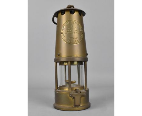 A Reproduction Brass Miners Safety Lamp Type 6 