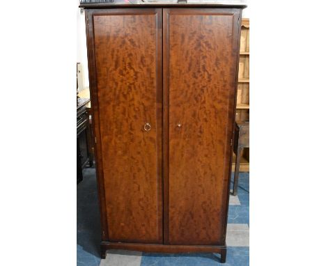 A Stag Mahogany Wardrobe, One Ring Handle AF, 95cms Wide 