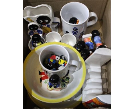 A collection of Robertson's "Golly" ceramic wares, includes a band /&nbsp;These items are listed on the basis they are illust
