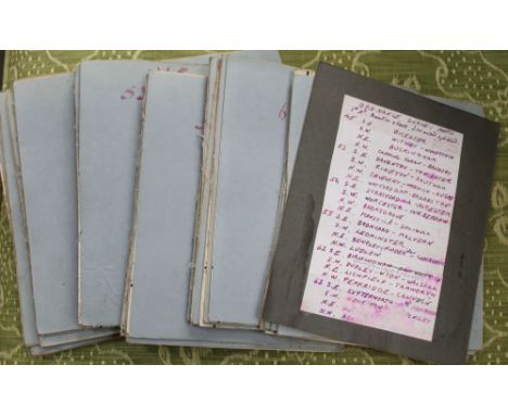 23 Ordnance Survey quarter sheets circa 1840's