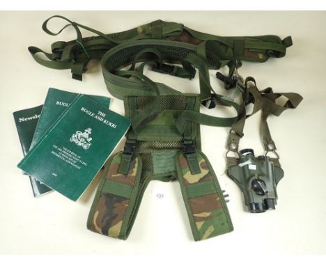 A Personal Control Communications box BCC 410 A, a Yoke pouch side and various straps, issues 1 &amp; 3 magazines relating to