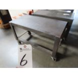 Steel Cart, Approx. 24'' x 48'' x 30''T