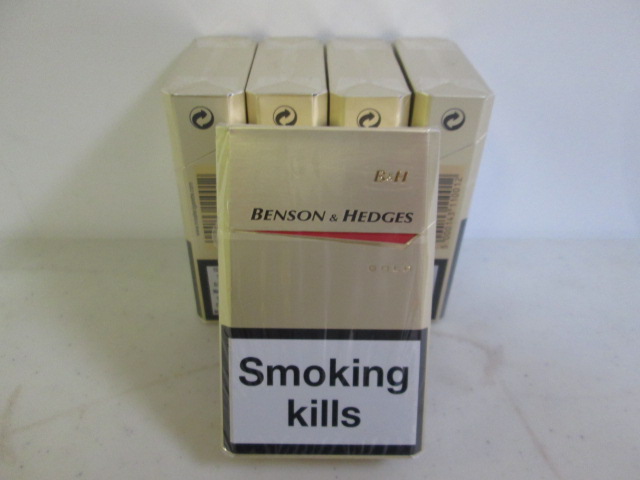 5 X Packets Of 20 Benson & Hedges Gold Cigarettes RRP £48.80