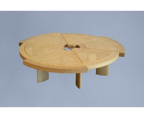 Full title: Charlotte Perriand (1903-1999): '529 Rio Low Table' for Cassina, [1962]Description: H 34,5 cm - Dia.: 139 cmDesig