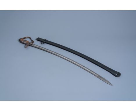 Full title: A German M1811 'Blucher' saber with matching scabbard, ca. 1900Description: L 92,5 cm (the total length)Ê L 89,5 