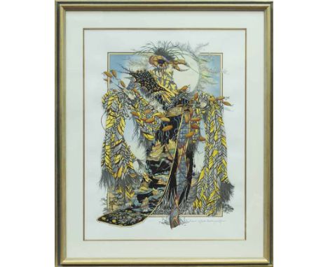 * J.C. GRAHAM ILLINGWORTH (BRITISH b.1953),
CANCER
limited edition silkscreen print, signed and numbered 289/295 in pencil
79