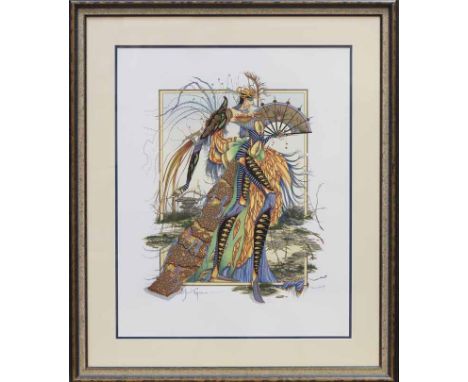 * J.C. GRAHAM ILLINGWORTH (BRITISH b.1953),
MARDI GRAS
limited edition silkscreen print, signed and numbered 255/295 in penci