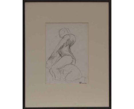 * PETER HOWSON OBE,
THE BRAWL
pencil on paper, signed
29cm x 20cm
Mounted, framed and under glass