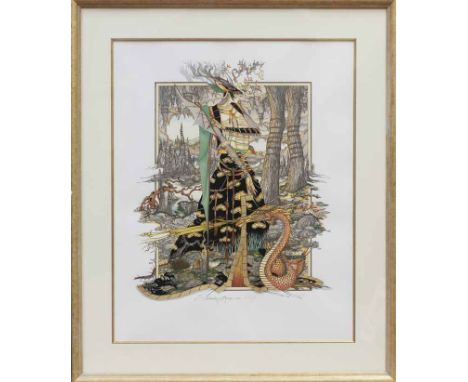 * J.C. GRAHAM ILLINGWORTH (BRITISH b.1953),
CEMENTING AN ALLIANCE
limited edition silkscreen print, signed and numbered 250/2