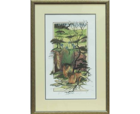 * J.C. GRAHAM ILLINGWORTH (BRITISH b.1953),
ACT OF BENEVOLENCE, PANEL II
limited edition silkscreen print, signed and numbere