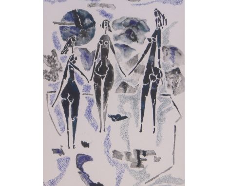 Andre Marchand,lithograph, The Sea 1961/62, 16" x 12", framed.