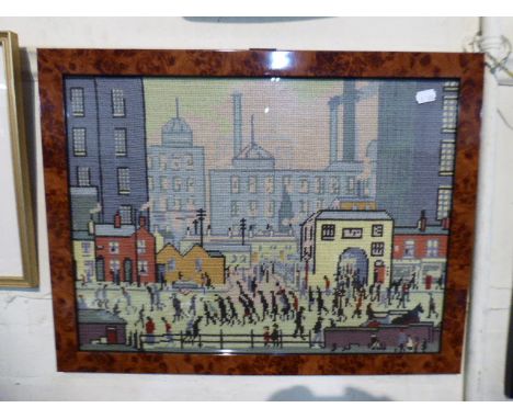 A Framed Tapestry after Lowry 