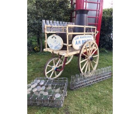 A Victorian Dairy Delivery Van built by Express Dairies, sign written for A.H. Bolton, The Manor Dairy, Ferndown and is in go