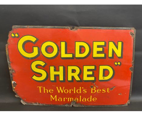 A 'Golden Shred' Marmalade rectangular enamel sign, 30 x 20". 