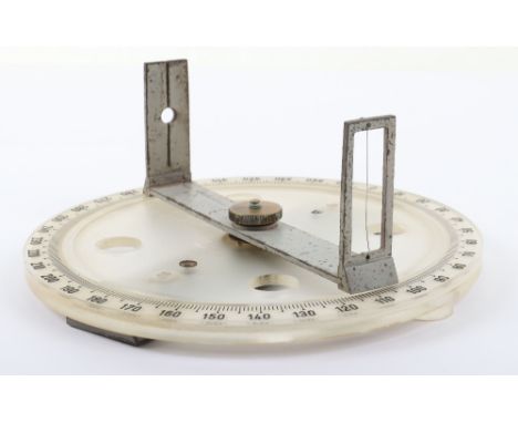 WW2 German Kriegsmarine Compass Guide Top, fine example of a luminous dial top for a marine compass which is marked with eagl