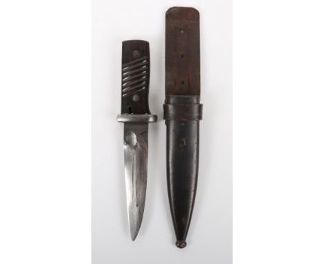 Captured WW2 German K98 Bayonet Converted into Fighting Knife, interesting field made fighting knife made from a captured and