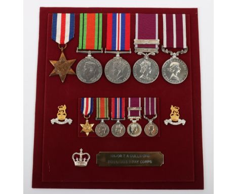 An Unusual WW2 Long Service Medal Group of Five to a Member of the Royal Army Pay Corps Who Retired as a Major in 1972, consi