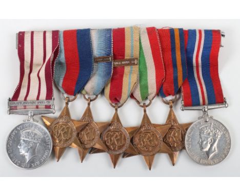 An Interesting Group of Seven Medals to a Qualified Royal Navy Diver Who Having Served Through the Second World War Was Then 