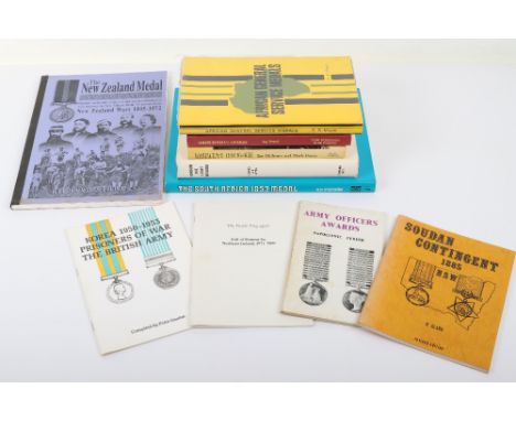 Selection of Books of Medal Collecting &amp; Research Interest, consisting of “Africa General Service Medals” by Magor, “Whit