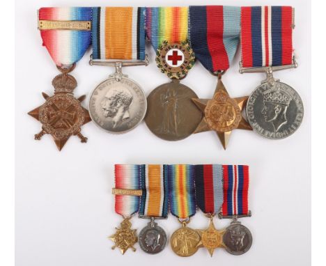 A Scarce Great War and second World War Medal Group of Five to a Member of the Civil Hospital Reserve, consisting 1914 Star (