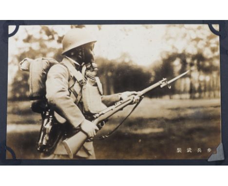 Japanese 1st Heavy Artillery Regiment Photograph Album Covering Invasion of China 1935-39, interesting album compiled by an A