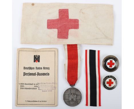 Third Reich Nurses Award &amp; Insignia Grouping, consisting of the social welfare / red cross medal with its original full l