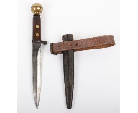 WW1 British Trench Knife Made from Cut Down Lee Metford Bayonet, interesting field made trench knife being made mostly from a