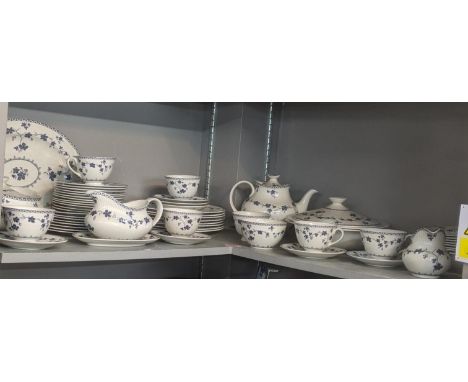 A Royal Doulton York town part dinner/tea service to include a tea pot, sauce boats and othersLocation:If there is no conditi