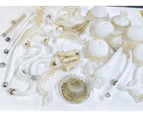 The component parts of a 20th century Venetian chandelier, A/FLocation:4.5 