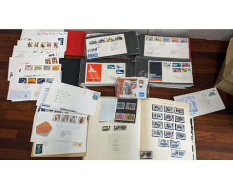 British postage stamps to include First Day covers, an album of unused examples and other Location: If there is no condition 