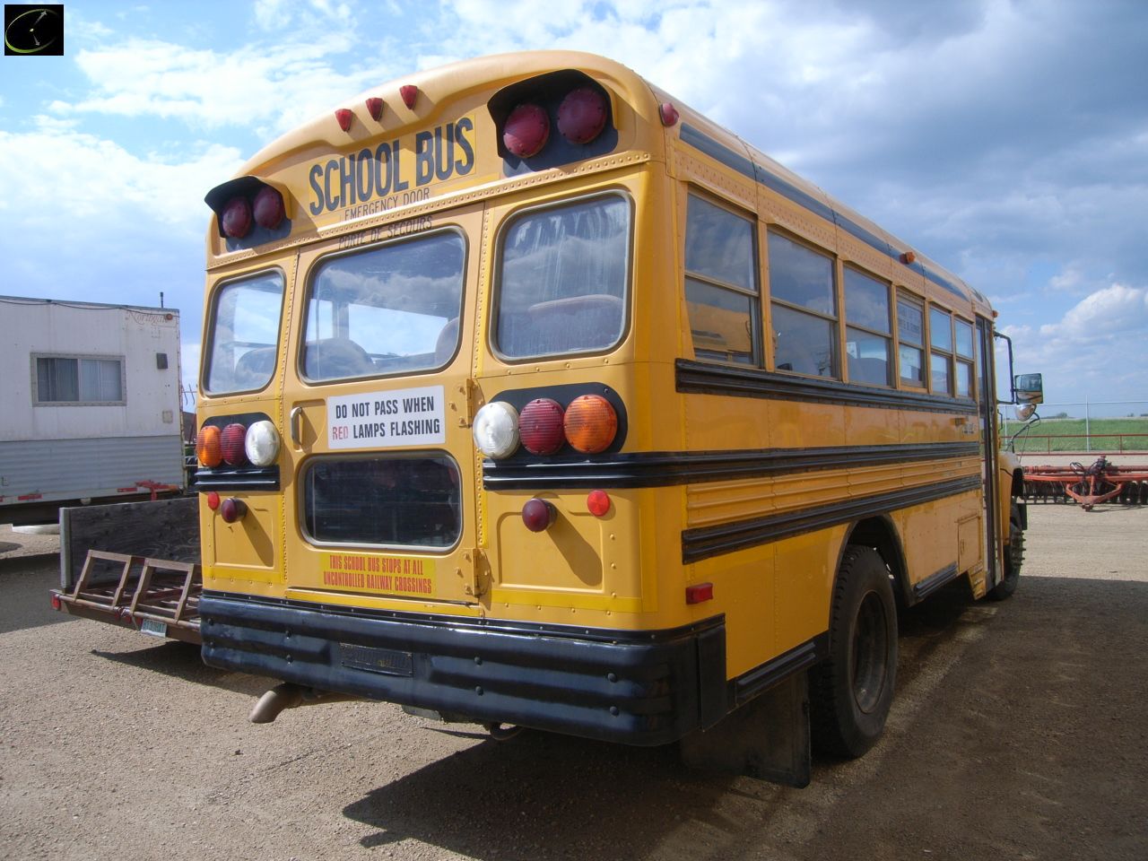 2002 GMC Blue Bird School Bus, ODO reads 353,228, 3126 cat eng, 5 spd ...