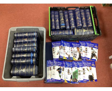 Tottenham Hotspur Programmes 1989-9 to 2002-03, neatly set out in nineteen official club binders:- Two Boxes.