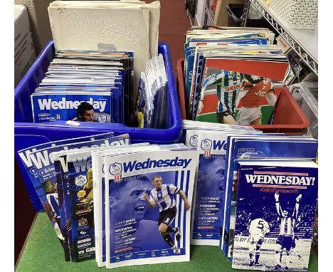 Sheffield Wednesday Programmes 1990s and Later, including 1993 F.A Cup Final and final replay, testimonials, fanzines, ten ca