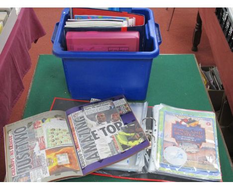 Tottenham Hotspur Programmes, many League Cup issues, reprints, scrapbooks, Spurs news, etc.