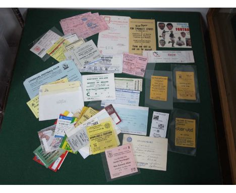 Tickets - 1970's Leeds United v. Manchester United (x 2). 62-3 Manchester City v. Luton - League Cup. 1982 Highbury F.A Cup S