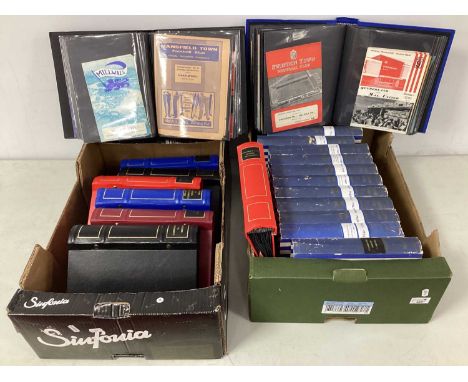 Assorted Collection in Binders, including ten Tottenham from late 1950s to 1960s incomplete run. A further eleven high qualit