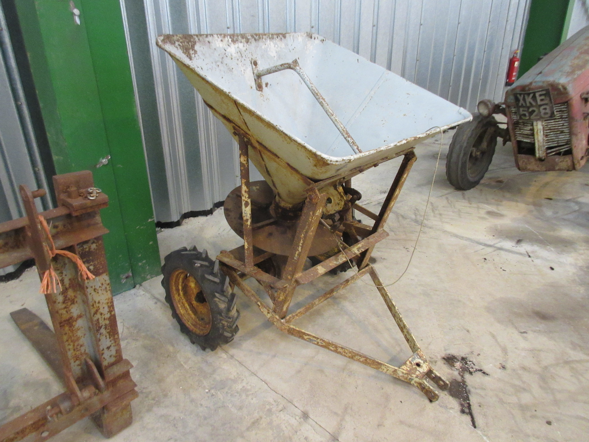 Massey Ferguson trailed fertiliser spreader