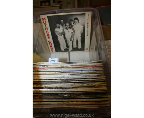 A quantity of LP's including Johnny Cash, Elvis, Buddy Holly etc and a copy of Mothers Worry signed by the band