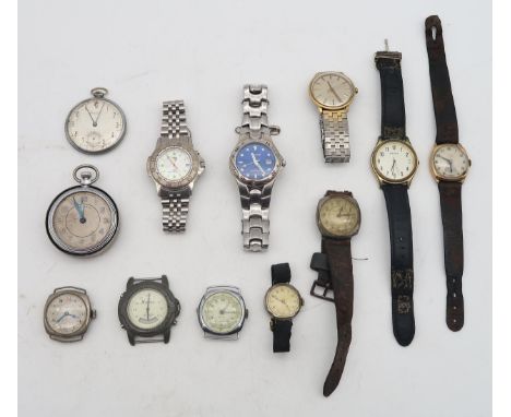 Various pocket and wristwatches, including Smiths, Bentima, Germinal, Timex etc. Condition Report:Available upon request