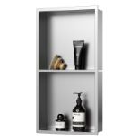 RRP £102.49 KINKIBOS Stainless Steel Shower Niche