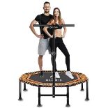 RRP £110.24 CLORIS 48'' Foldable Fitness Trampoline - Max Load 400lbs / 450lbs