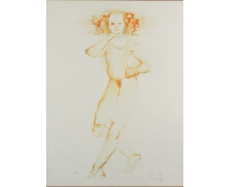 Leonor Fini (Argentinian, 1907-1996). 'Le Prince', 1971 colour lithograph, signed and E.A. (epreuve d'artiste) meaning artist