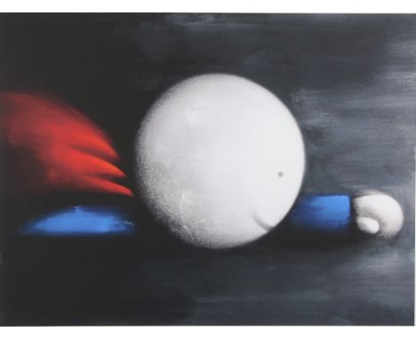 Doug Hyde (1946) 'Is It a Bird Is It a Plane' limited edition print 33/95, 63 x 48 cm certificate verso..    
