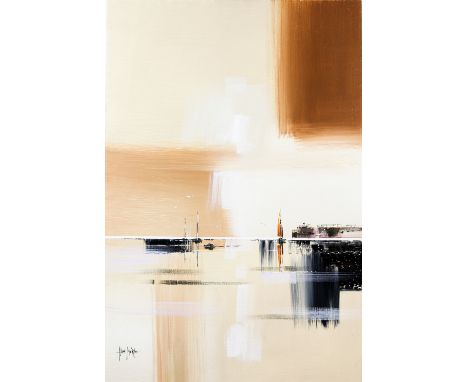 Allan Morgan (British, b.1952), Calm Conditions, oil on canvas, signed to lower left, 77cm x 51cm..    