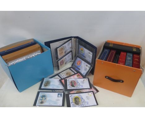 A collection of first day cover stamps.